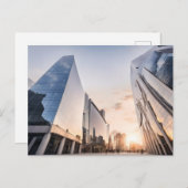 Modernes Businesscenter Postkarte (Vorne/Hinten)