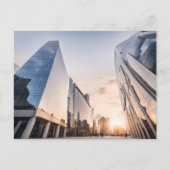 Modernes Businesscenter Postkarte (Vorderseite)