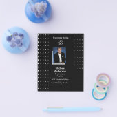 Modernes Businessman Foto Werbung Black Flyer (Einzeln)