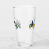 Modernes Butterfly Drinking Glass Design aus dem M Glas (Rechts)