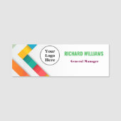 Modernes Button für Logomitarbeiter in Magnetic od (Vorderseite)