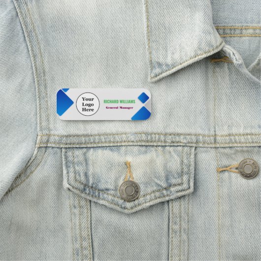 Modernes Button für Logomitarbeiter in Magnetic od (Beispiel)