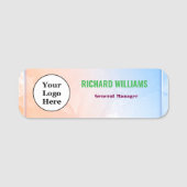 Modernes Button für Logomitarbeiter in Magnetic od (Vorderseite)