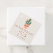 Modernes Cactus Potted Pflanze Rainbow Party Geschenkanhänger (Beispiel)