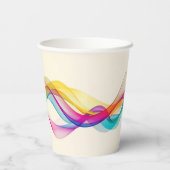 Modernes Café oder Bar Custom Barista Pappbecher (Rückseite)