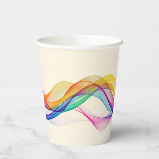 Modernes Café oder Bar Custom Barista Pappbecher (Links)