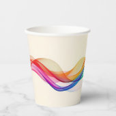 Modernes Café oder Bar Custom Barista Pappbecher (Vorderseite)