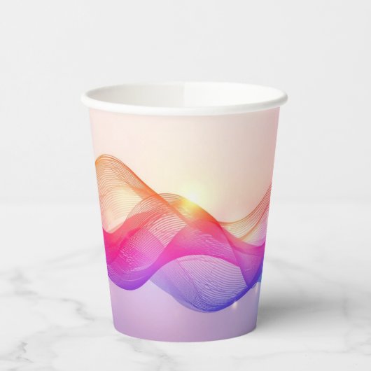 Modernes Café oder Bar Custom Barista Pappbecher (Links)