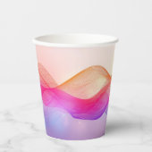 Modernes Café oder Bar Custom Barista Pappbecher (Vorderseite)