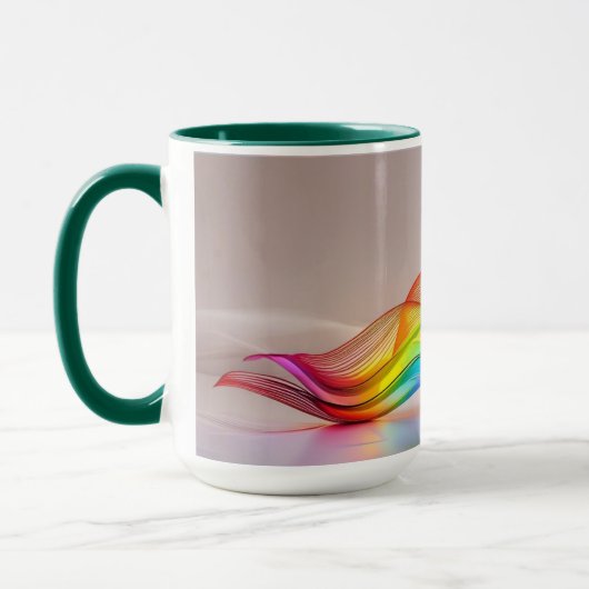 Modernes Café oder Bar Custom Barista Tasse (Links)