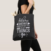 Modernes Calligrafie-Herbstangebot Tasche (Von Nahem)