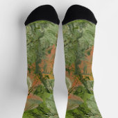 Modernes Camouflage Design Socken (Oben)