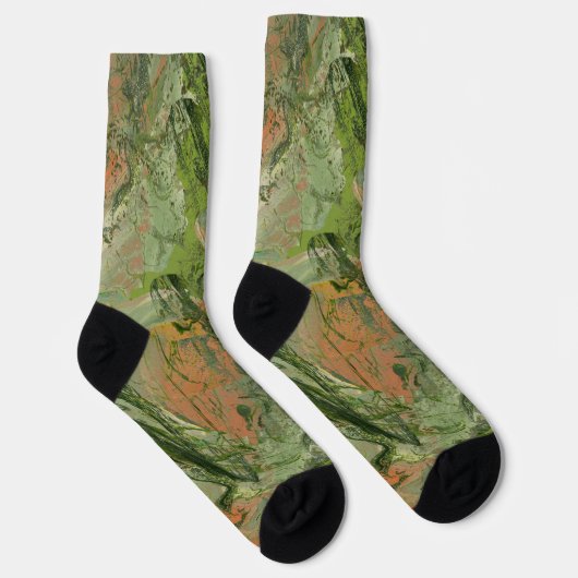 Modernes Camouflage Design Socken (Rechts)