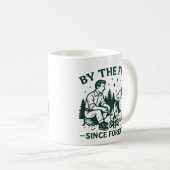 Modernes Camping am Feuer Kaffeetasse (VorderseiteRechts)