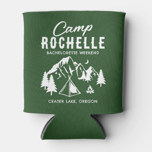 Modernes Camping Bachelorette Dosenkühler (Vorderseite)