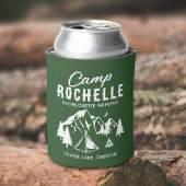 Modernes Camping Bachelorette Dosenkühler