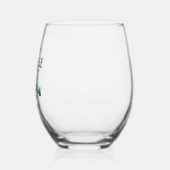 Modernes Camping Bachelorette Weinglas Ohne Stiel (Links)