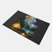 Modernes Camping und Reisen Fußmatte (Schrägansicht)