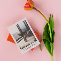 Modernes Candle Care Foto Vielen Dank