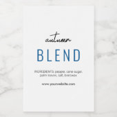 Modernes Candle- oder Potpourri-Label Lebensmitteletikett (Einzelnes Label)