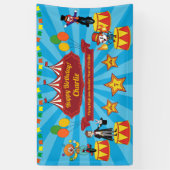Modernes Cartoon Circus Kids-Party-Banner Banner (Vertikal)