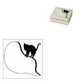 Modernes Cat Journal Gummistempel (Stempel)
