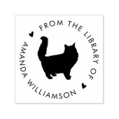Modernes CAT Lover Custom Library Book Permastempel (Design)