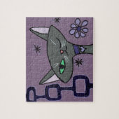 Modernes Cat Puzzle aus dem Mittelalter (Vertikal)