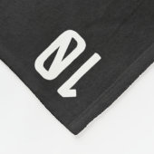 Modernes Chalkboard Baby Milestone Baby Blanket Fleecedecke (Ecke)