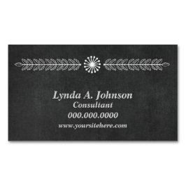 Modernes Chalkboard Beruflich Magnetische Visitenkarte