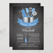 Modernes Chalkboard Stock Das Brautparty Küche Einladung (Vorne/Hinten)