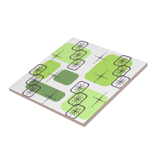 Modernes Chartreuse Green aus dem Mittelalter Fliese (Seite)