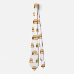 Modernes Cheeseburger Lover Feinschmecker Junk Foo Krawatte