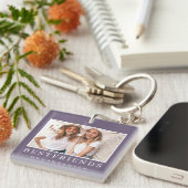 Modernes Chic Best Friends BESTE FREUNDIN Foto Schlüsselanhänger (Vorderseite rechts)