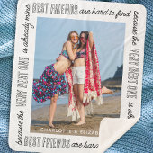 Modernes Chic Best Friends Besties BESTE FREUNDIN Sherpadecke