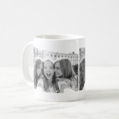 Modernes Chic Best Friends Besties Custom Foto Kaffeetasse (Vorderseite Links)
