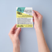 Modernes Chic-Blumenmodell, plastischer Chirurg/Op Flyer (Gruppe)