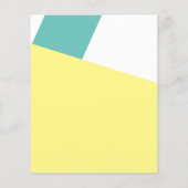 Modernes Chic-Blumenmodell, plastischer Chirurg/Op Flyer (Hinten)