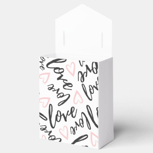 Modernes Chic Brautparty Vielen Dank Geschenkschachtel (Geöffnet)