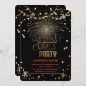Modernes Chic Corporate, Christgold Dekoration Einladung (Vorne/Hinten)