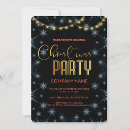 Modernes Chic Corporate Weihnachts-Party Einladung