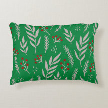Modernes Chic floral Akzent Pillow