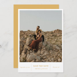 Modernes Chic-Foto Save The Date