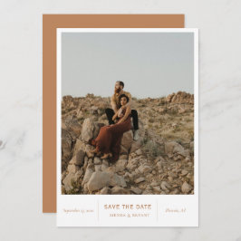 Modernes Chic-Foto Save The Date