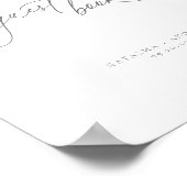 Modernes Chic Gray Minimalistisch Gästebuch (Ecke)