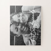 Modernes Chic Herzstück Beste Freunde Besties BEST Puzzle (Vertikal)