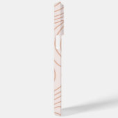 Modernes Chic-Holz-Linienmuster Case-Mate iPhone Hülle (Rückseite / Rechts)