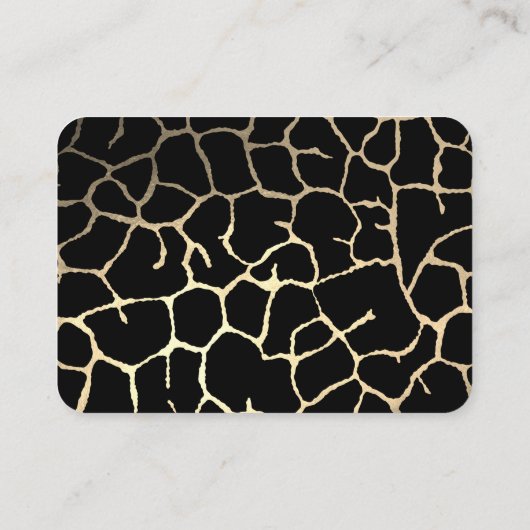 Modernes Chic-Muster Visitenkarte (Rückseite)