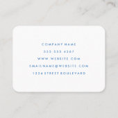 Modernes Chic-Muster Visitenkarte (Rückseite)