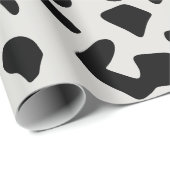 Modernes Chic Snow Leopard Tierdruckmuster Geschenkpapier (Rolleneckpunkt)